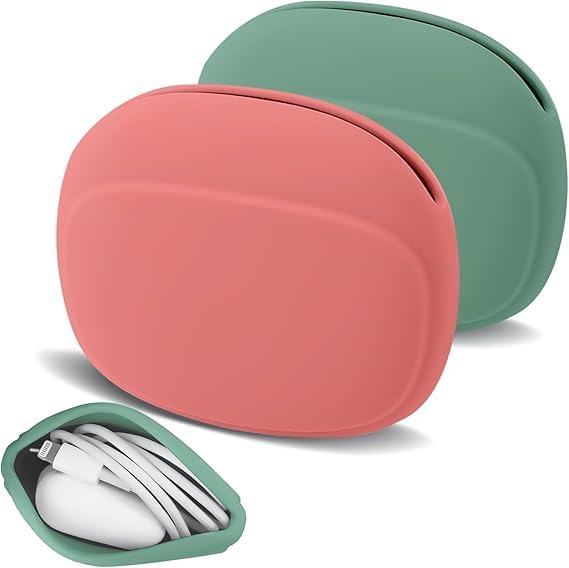 ShopBridge Silicone Earphone Cable Organizer,Compact Storage Case for Headphones Pack of 2-picture-0