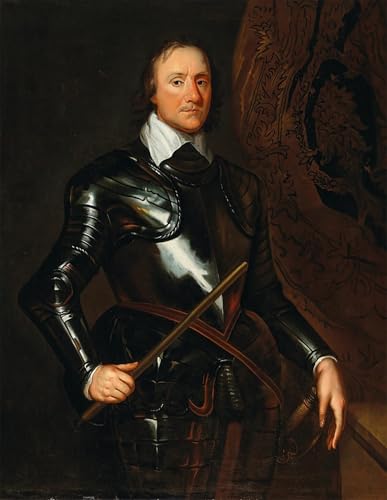 Portrait Oliver Cromwell par Robert Walker impression d'art élégante 60x90cm