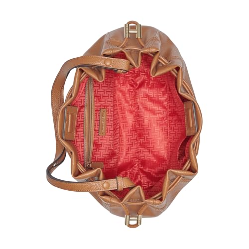 Halston Lily Adjustable Strap Casual Shoulder Bag, Oak2