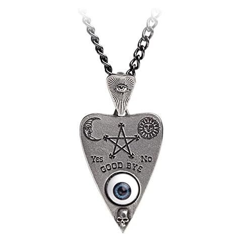 Alchemy Gothic Planchette Pendant with Eye Cover