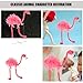BESPORTBLE 2pcs Flamingo Puppet Show Pull String Marionette Puppet Soft Flamingo Toy Animal Marionettes for Boys and Girls
