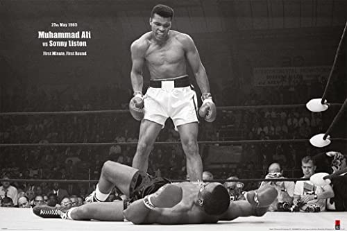 Poster Mohamed Ali VS Liston Landscape (91.5x61cm)