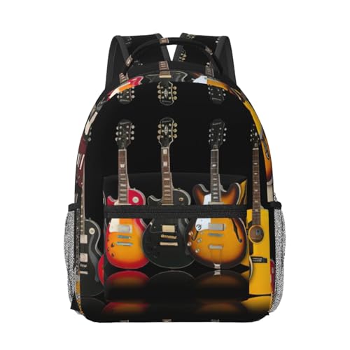 Sac à dos ordinateur guitare électrique pour travail et bagage cabine noir