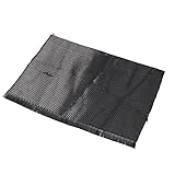 De color negro Kimje Cinta de Tela de Carbono de Tela de Fibra de Carbono de Tejido Liso Real de 3K 8 Pulgadas X 12 Pulgadas