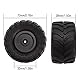 INJORA RC Monster Truck Felgen 4 STÜCKE 70 * 38mm für 1/24 RC Crawler Car SCX24 Gladiator Bronco C10 JLU Deadbolt B17 FMS FCX24，Schwarz（T1012