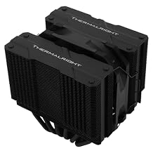 Thermalright Peerless Assassin 120 Mini Black CPU Cooler, 6 Heat Pipes AGHP Technology, with 120mm PWM Fan, 1500RPM Speed, for AMDAM4 AM5/Intel LGA 1851/1700/1150/1151/1200/2011,PC Cooler