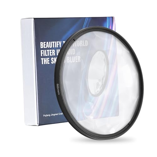 PATIKIL 82mm Prism Lens Filter, Special Effects Filter Prism Crystal Glass Effect Multi Refraction Variable Subjects with Cleaning Cloth for Camera Lens Photographic Video SLR, Black