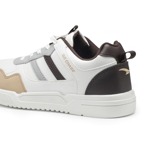 Image of ASIAN Men CRUZER-01 Stylish Casual Mid Top Sneakers and Trendy Shoes with Laces for Men & Boys | Perfect for Wearing to Outings, and Comfortable All-Day Use, Stylish and Durable