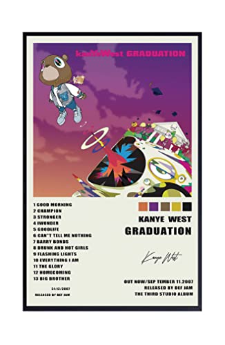 XIHOO Kerry Kanye Graduation Art Poster - Signed...