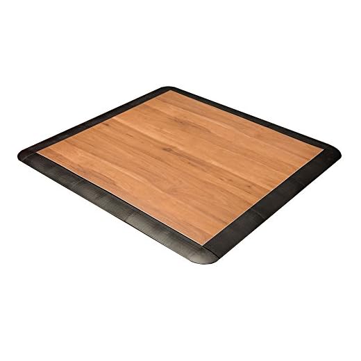 IncStores 3'x3' Practice Dance Floor (Dark Maple)