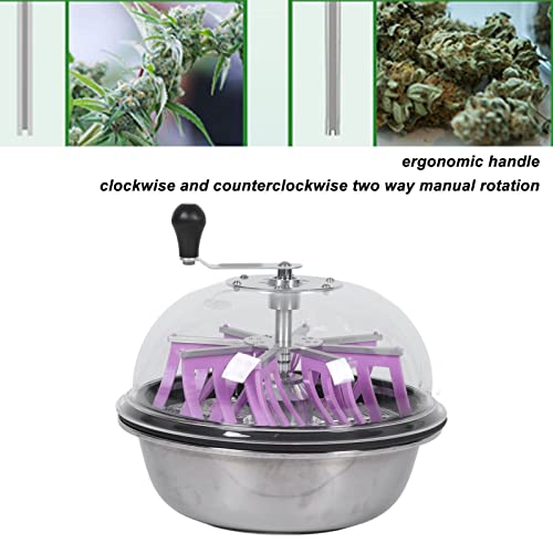 XHTLLO 16in Electric Bud Leaf Bowl Tblademer Machine, Stainless Steel Blades Bud Leaf Tblademer