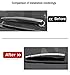 KELEIMAI Car Accessories Fit for Toyota Highlander 2020 2021 2022 2023 2024 2025 Rear Window Wiper Cover Trim (Glossy Chrome Style) ABS 4PCS