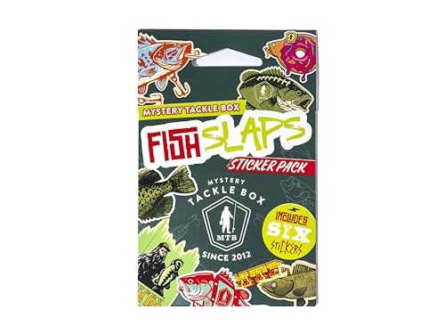 Catch Co Mystery Tackle Box Fish Slaps Decal Kit - 6 Fishing Stickers