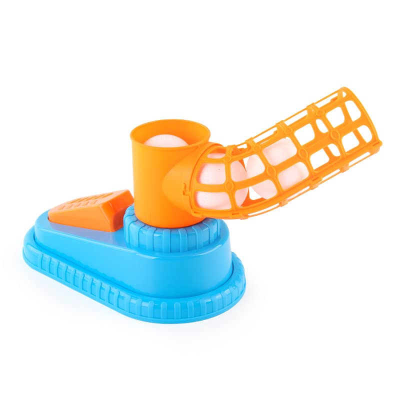 LXAGMMT Sports Baseball Pitching Machine Baseball Launcher Game Sets Fielding Practice Machine for Kids Training Game Outdoor Toy - with 3 Baseballs