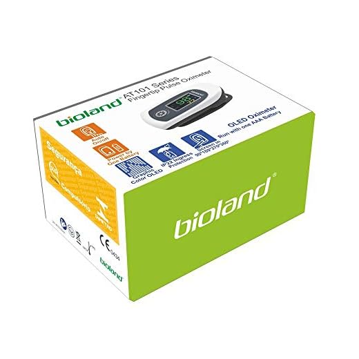 7 Bioland Oxímetro De Dedo Branco