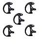 HYSHIKRA Ersatz-Ohrstöpsel für Walkie-Talkie-Spulenrohr-Audio-Kits, 5 für Links oder rechts, schwarz, Einzelohrpassstück für das Linke und rechte Ohr (Black, medium Left)