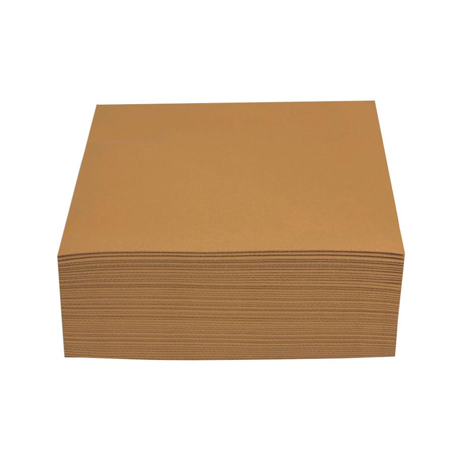 Servilletas Airlaid Color Natural 40x40 cm – Desechables Tipo Tela, Pliegue 1/4, Alta Absorción, Hostelería y Eventos – Pack 50 Unidades