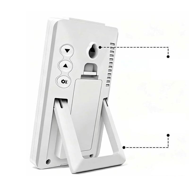 Wireless Thermometer with Temperature Humidity Display for Home Use Featuring High Accuracy