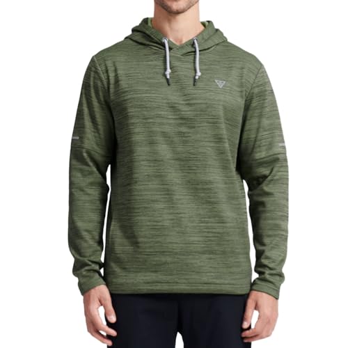 Image of M MAELREG Hoodies for Men Golf Fleece Hooded Sweatshirts Dry Fit Athletic Lightweight Casual Midlayer Mens Hoodies Pullover