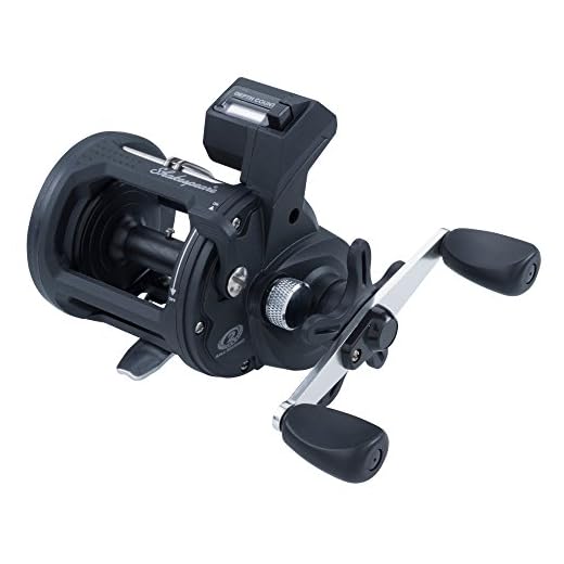Shakespeare ATS Trolling Reel, 15 w. Line counter, Box, Black