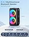 PWBSLAI Bluetooth Speaker，Portable Party Speaker with Colorful Lights，Wireless Speaker with HD Loud,Floorstanding Speakers Support TWS/AUX/USB/TF Card Ideal for Party,Home,Outdoor Camping