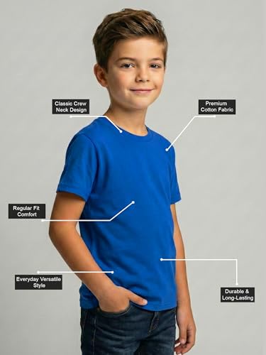 Image of XENOVAURBAN Kids Tshirt 2 Combo for Boys /Girls | Cotton Fabric | Graphic Printed Round Neck T-Shirt for Kids - KRN2-PRINTED-PAR