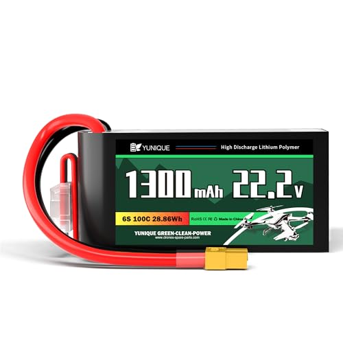 Batería Lipo 6 celdas con conector XT60 y cable de silicona para coches y aviones RC