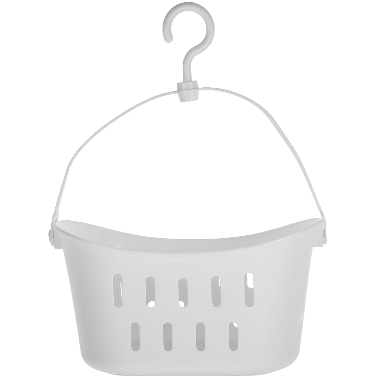 PRETYZOOM Plastic Hanging Shower Caddy Basket with Hook 4 33X4 72X4 33 Inches Bathroom Organizer for Snacks Storage