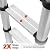 12.5ft Telescoping Ladder, LUISLADDERS Aluminum Telescopic Extension Ladder One-Button Retraction with Hooks EN131 330lbs Max Capacity, Multi Purpose Collapsible Ladder for RV or Outdoor Work