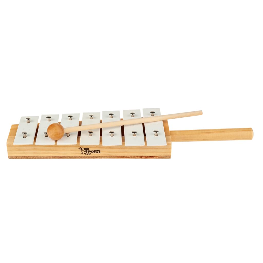 TrellaTon® Glockenspiel mit Stiel pentatonisch 7 Töne (e-d) I Wiemann Lehrmittel