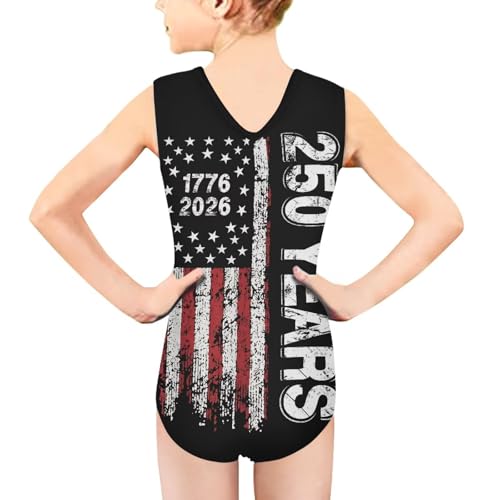 Image of Mumeson Girls One Piece Swimsuits Lightweight V-Neck Swimwear Bathing Suits for Little Girls 3-14 Years