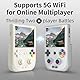 NULA RG406V Retro Handheld Spielkonsole, mit 256G TF-Karte / 9000+ Spiele Android 13 Unisoc T820-Prozessor, 4-Zoll-IPS-Touchscreen Arcade Videospielkonsolen, Unterstützt 5G WiFi Bluetooth