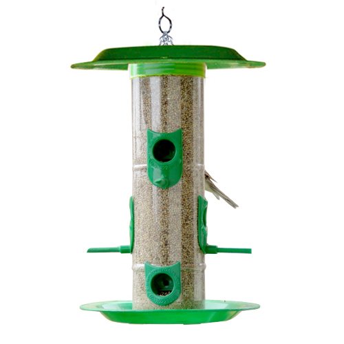 Image of Amijivdaya Large Bird Feeder with Hut Multi Color (1 Pieces)