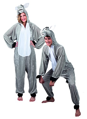 Boland- Costume Tuta Peluche Asino per Adulti