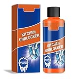 Drain Cleaner,Rohrreiniger,Pipeline Dredging Agent,Sink Drain Cleaner,Sink Drain Cleaner for Kitchen Toilet,Kitchen Unblocker für Das Ausbaggern Von Küchentoilettenrohren(100ml)