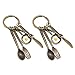 Amosfun 2 Pcs Chef Porte-Clés Ouf Frit Fourchette Cuillère Vaisselle Porte-Clés Cuisinier Livre Sac Suspendu Porte-Clés Ornement Drôle Chef Cadeaux