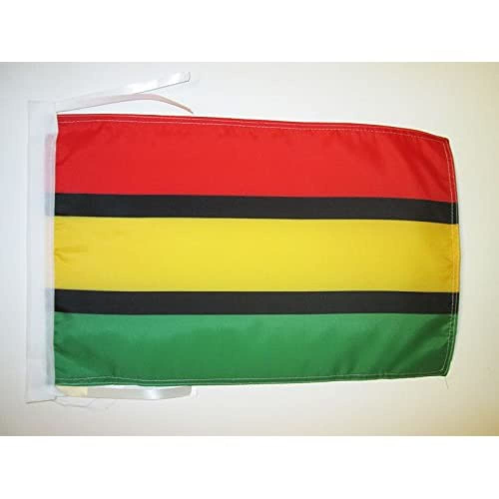 AZ FLAG, Dinka people in South Sudan Flag, 18'' x 12'', 100% Polyester Jieng Small Banner with Two Cords, Fade Resistant