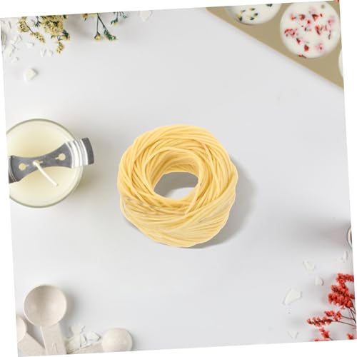 Mechas para velas DIY en rollo de fibra de lino miniatura 3