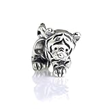 Tiger Sterling Silver Charm Bead S925, Cute Cat Kitty Panther Silver Charm Bead Pendant, Silver Lion Tiger Necklace, Pandora compatible Charm Jewellery
