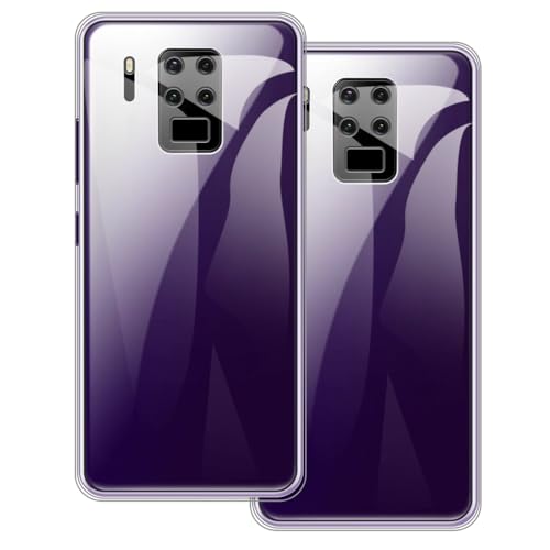 UOGNADGD 2�� TPU�P�[�X Oukitel C18 Pro �Ƃ̌݊������� �X�}�z�J�o�[ - �ϏՌ��t���L�V�u���ی�A�N�Z�T���[ �����J�b�g���H (�N���A+�N���A)