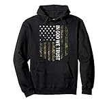 Patriotic American Flag Camo In God We Trust USA Patriot Pullover Hoodie