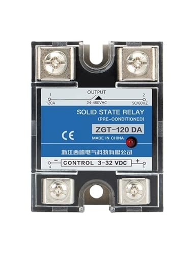 Relé SSR-120DA monofásico para evitar fallos mecánicos en hornos CA