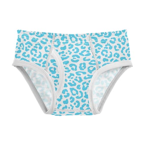 Navy Leopard Little Boys Cotton Briefs Soft Breathable Comfortable Tag-Free Underwear