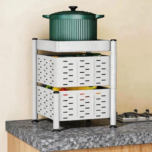Estante giratorio de cocina para organizar tus frutas de forma moderna 8