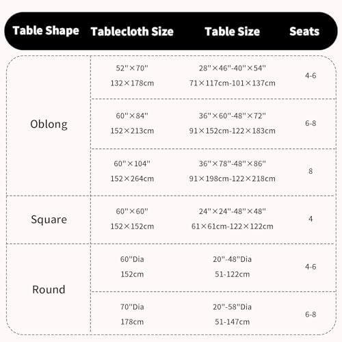 Image of Poise3EHome 60X84 Outdoor /Indoor Waterproof Spillproof Rectangle Tablecloth with Umbrella Hole for Camping, Picnic, Afternoon Tea, BBQ, Green Dot