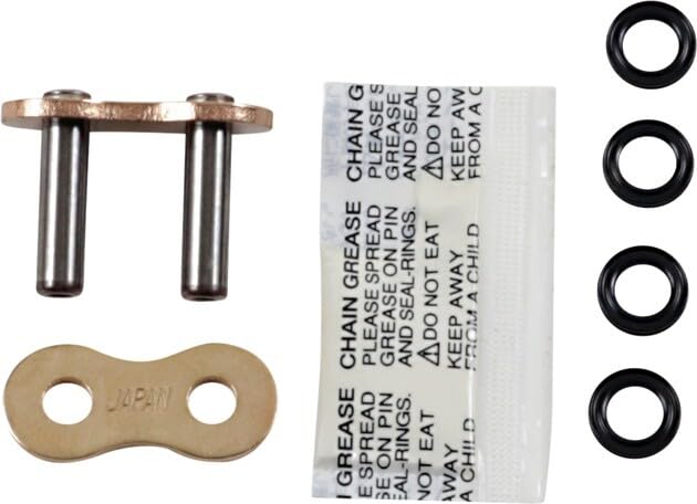 ATV&UTV Replace Parts & Accessories for EK 525 SRX2 Series Quadra X-Ring Chain MLJ Rivet-Type Master Link Gold Mod-BBM45-FV7925