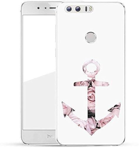 Hardcase HandyhA lle fA r dein Huawei Honor von finoo Made Germany HA lle mit Motiv und Optimalen Schutz Tasche Case Cover SchutzhA lle fA r Dein Huawei Honor Blumen Anker