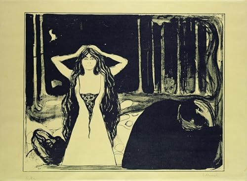 Ceneri di Edvard Munch reproducción en lienzo clásico con textura fina 60x90cm
