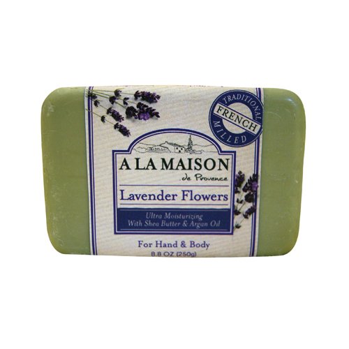A LA MAISON Bar Soap Lavender Flowers 8.8 Oz