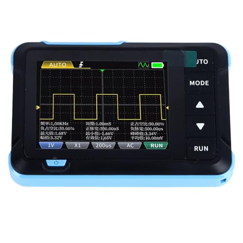 Generic Handheld Digital Oscilloscope, 1M Bandwidth Rechargeable Oscilloscope and Generator for Home Appliance Maintenance, Genericqk4if30egr